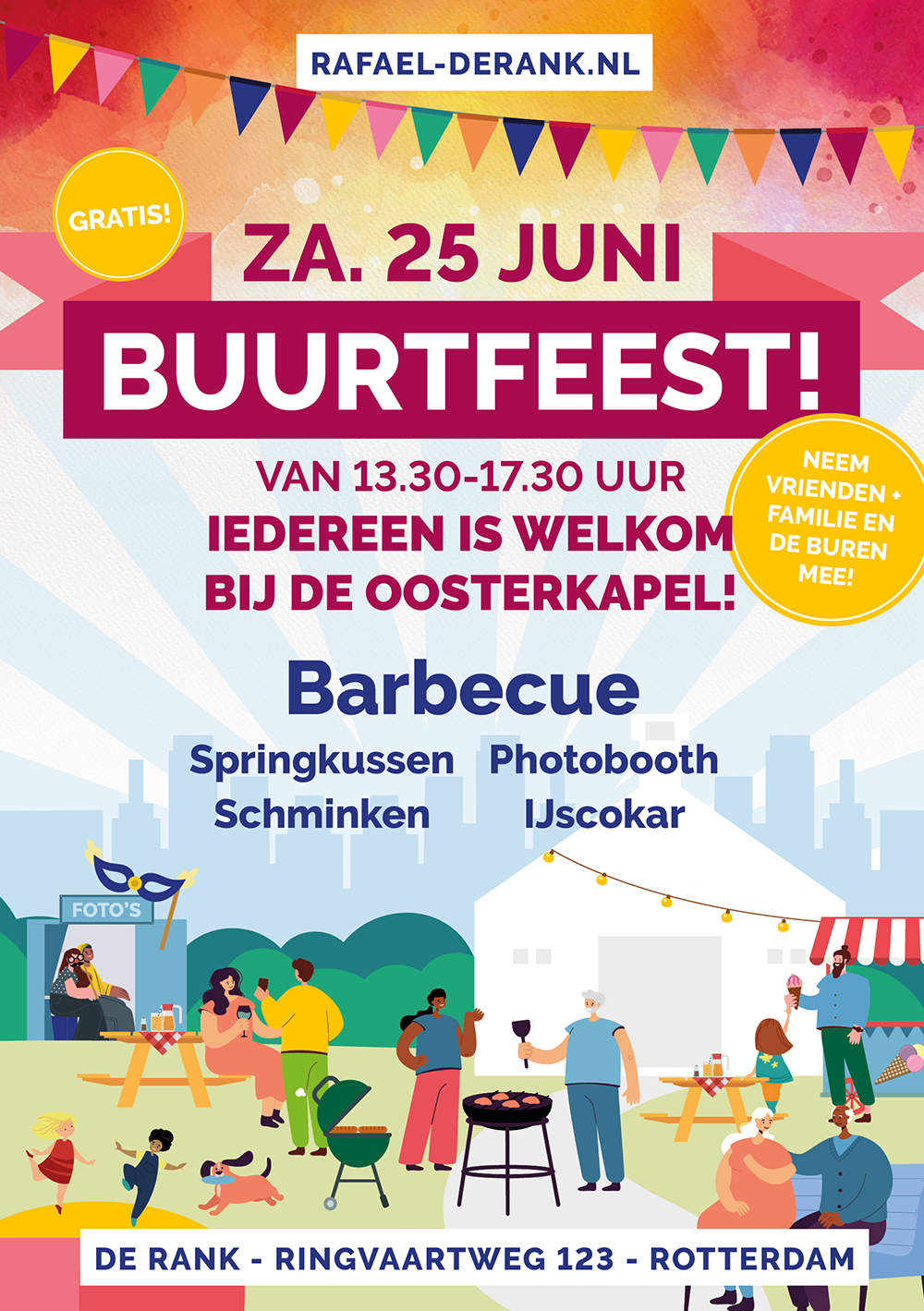 Buurtfeest Rotterdam 25 juni 2022